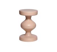 Table d'appoint. bout de canapé. table de chevet en métal. rose. Hawa Ø29.5 x H 48.5cm