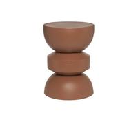 Table d'appoint. bout de canapé. table de chevet en métal. terracotta. Assa. Ø32 x H 43.5cm