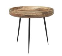 Table d'appoint Bowl L black steel base