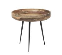 Table d'appoint Bowl S black steel base