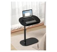 Table d'appoint C SD réglable en hauteur pivotante à 360° - Support multi-angle à rabat pour ordinateur portable pour canapé, lit, salon et baignoire - Table d'appoint noire polyvalente pour les