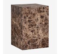 Table d'appoint carrée 35x35 cm en pierre naturelle Aluret