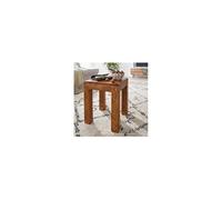 Table d'appoint carrée 35x45 cm en sheesham massif - MADURAI