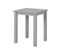 Table d'Appoint Carrée Bois Massif Vernis Gris - FLIX -