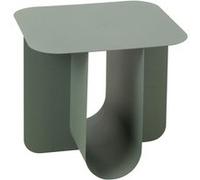 Paris Prix Table d'appoint Reva - Carrée métal 39 cm Vert