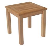Table D'appoint Carrée En Teck 45cm Java Marron