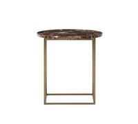Table D'appoint Circle Ø48 en Marbre Emperador
