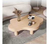 Table D'appoint Cloud, Table Basse À Courte Irrégulière avec Bords Arrondis pour La Sécurité, Table D'accent De Décor Moderne pour Salon Chambre À Coucher Espace, Assemblage Facile