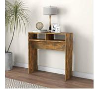 Table d'appoint, Console, Vidaxl, Chêne fumé 78x30x80 cm, Bois d'ingénierie T88