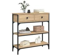 Table d'appoint, Console, Vidaxl, chêne sonoma, 72,5x25x75 cm, bois d'ingénierie T163