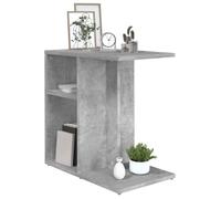 Table d'appoint, Console, Vidaxl, gris béton, 50x30x50 cm, Bois d’ingénierie T110