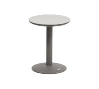 Table d'appoint de jardin ronde SOLETIA Café 40 x 50 cm - Acier Hespéride