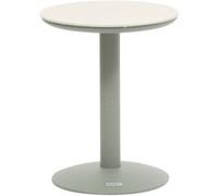 Hespéride Table d'appoint de jardin ronde SOLETIA Vert laurier 40 x 50 cm Acier