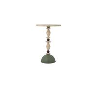Table d'appoint D40xH60 cm en bois de sapin vert Mannelli