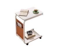 Table d'appoint de canapé - Table de salon, table d'appoint mobile | Table d'appoint pivotante pour canapé, table d'appoint pratique avec accoudoir pour canapé, table basse avec sac de rangement