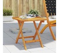 vidaXL Table d'appoint de jardin 40x40x40 cm en bois massif d'acacia