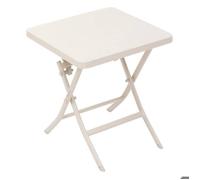Table d'appoint de jardin carré GREENSBORO Argile 40 x cm - Acier, Traitement anti-rouille renforcé Hespéride