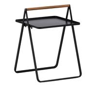 Table d'Appoint de Jardin "Clarin" 59cm Noir