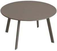 Table d'appoint de jardin rond SAONA Tonka 70 x 40 cm - Acier traité époxy, Traitement antirouille renforcé Hespéride