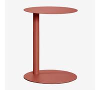 Table D'appoint De Jardin Ronde Ø40 Cm En Acier Yannik Terracota Multicolore