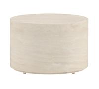 Table d'Appoint de Jardin Ronde Lissabon 60cm Beige