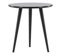 Table d'Appoint Design Askim 50cm Noir