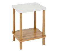 Table d'appoint 1 étagère plateau effet pierre Côme 5five