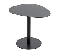 HAKU Table d'appoint en métal Noir, Petite Table Basse - Dimensions : L 51 x H 42 x P 41 cm Style : Moderne