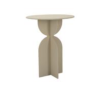 Mauro Ferretti Table basse Dune design italien métal Ø 45 x 58 cm crème