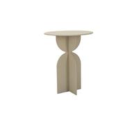 Mauro Ferretti Table basse Dune design italien métal Ø 45 x 58 cm crème