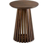 Paris prix Table d'appoint ronde bois - Marron