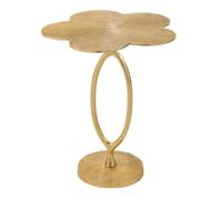 Table d'Appoint Design Fleur Tiana 61cm Or