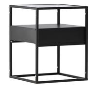 Table d'Appoint Design "Fortaleza" 51cm Noir