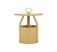 Table d'Appoint Design "Iris" 44cm Crème