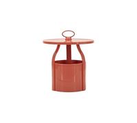 Mauro Ferretti Table basse pour journaux Iris rouge Ø 44 x 43 cm