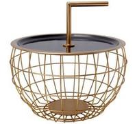 Table d'Appoint Design Jouy 38cm Noir