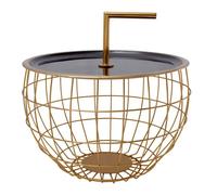 Table d'Appoint Design Jouy 42cm Noir