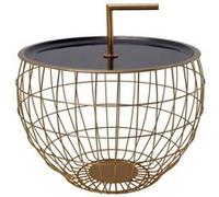 Table d'Appoint Design Jouy 49cm Noir