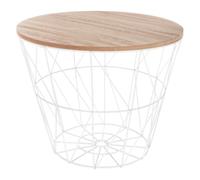 Table d'Appoint Design "Kumi" 30cm Blanc