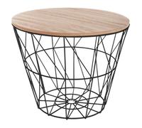 Table d'Appoint Design ""Kumi"" 30cm Noir