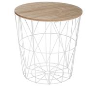 Table d'Appoint Design "Kumi" 41cm Blanc