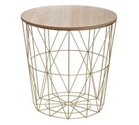 Table d'Appoint Design ""Kumi"" 41cm Or