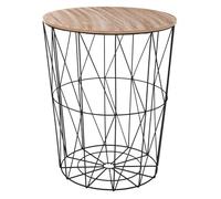 Table d'Appoint Design ""Kumi"" 57cm Noir