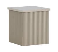 Table d'Appoint Design "Lenox" 45cm Beige