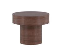 Table d'Appoint Design Malung 50cm Marron