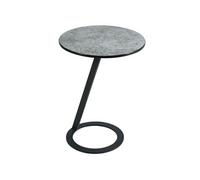 Table d'Appoint Design Plateau Aspect Céramique - DRAKE -
