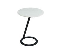 Table d'Appoint Design Plateau Aspect Marbre - DRAKE -