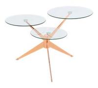 Table d'Appoint Design Triplet 75cm Rose