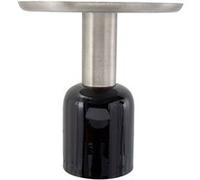 Table d'Appoint Design Yeza 49cm Noir & Argent