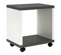 Table d'Appoint Desserte "Granit" 48cm Blanc